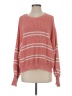 Sincerely Jules 100% Cotton Stripes Pink Pullover Sweater Size S - photo 1
