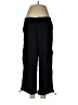 Joe Fresh 100% Rayon Black Cargo Pants Size 8 - photo 1