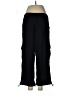 Joe Fresh 100% Rayon Black Cargo Pants Size 8 - photo 2
