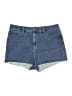 Express Blue Denim Shorts Size 12 - photo 1