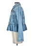 Stradivarius 100% Baumwolle Blue Denim Jacket Size S - photo 5