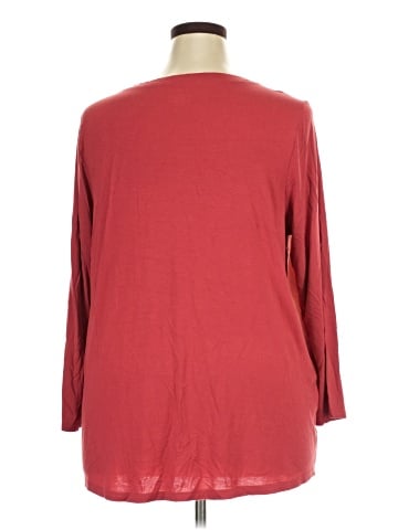 Lane Bryant Outlet 3/4 Sleeve T-Shirt (view 2)
