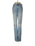 Zara Hearts Blue Jeans Size 6 - photo 1