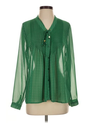 MICHAEL Michael Kors Long Sleeve Blouse (view 1)