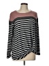 Maurices Stripes Gray Pullover Sweater Size L - photo 1