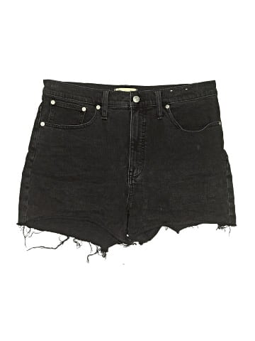 Madewell High-Rise Denim Shorts in Lunar Wash (view 1)