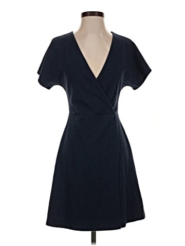 Madewell Cross-Front Flutter-Sleeve Mini Dress (view 1)