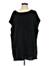 BCBGMAXAZRIA Black Short Sleeve Top Size S - photo 1