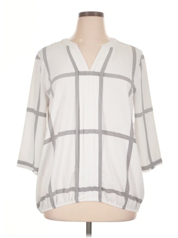 41Hawthorn 3/4 Sleeve Blouse (view 1)