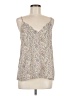 Socialite 100% Polyester Silver Sleeveless Blouse Size M - photo 1