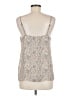 Socialite 100% Polyester Silver Sleeveless Blouse Size M - photo 2