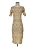 Lularoe Print Tan Cocktail Dress Size XXS - photo 1