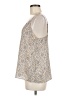 Socialite 100% Polyester Silver Sleeveless Blouse Size M - photo 5