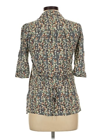 Mine 3/4 Sleeve Button-Down Shirt (view 2)