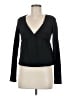 Justify Black Long Sleeve Top Size M - photo 1
