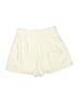 Stradivarius Solid Ivory Shorts Size 10 - photo 1
