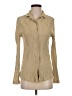 Jaclyn Smith Tan Long Sleeve Blouse Size S - photo 1