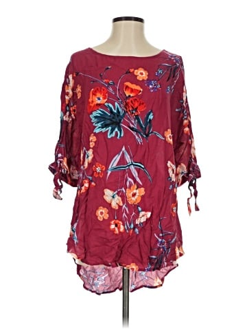 Umgee 3/4 Sleeve Blouse (view 1)