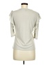 Ann Taylor Ivory Short Sleeve Top Size M - photo 2