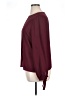 Shein 100% Polyester Burgundy Long Sleeve Blouse Size XL - photo 5