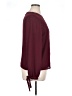 Shein 100% Polyester Burgundy Long Sleeve Blouse Size XL - photo 4