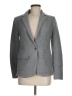 Ann Taylor LOFT 100% Cotton Chevron-herringbone Gray Blazer Size 6 - photo 1