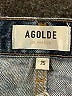 AGOLDE 100% Cotton Blue Denim Shorts Size 25 waist - photo 3