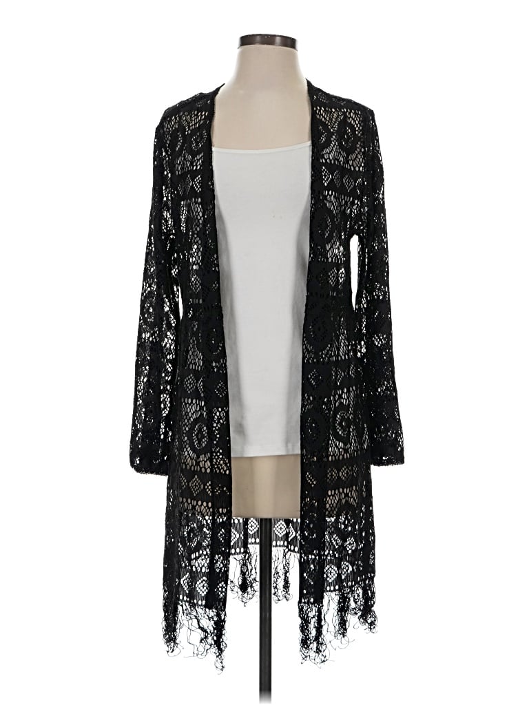 Pre-owned Dotti Kimono In Black