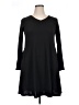 Your Style Solid Black Casual Dress Size M - photo 1