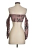Olivaceous 100% Rayon Brown Tan Long Sleeve Blouse Size S - photo 2