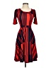 Lularoe Stripes Red Casual Dress Size XXS - photo 1