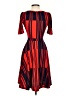 Lularoe Stripes Red Casual Dress Size XXS - photo 2
