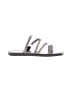 Torrid Silver Black Sandals Size 8 1/2 (X-wide) - photo 1