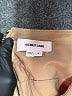 Helmut Lang 100% Leather Solid Tan Leather Skirt Size 4 - photo 4