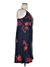 Natori Floral Blue Cocktail Dress Size L - photo 4