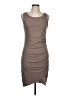 Leith Solid Brown Casual Dress Size L - photo 1