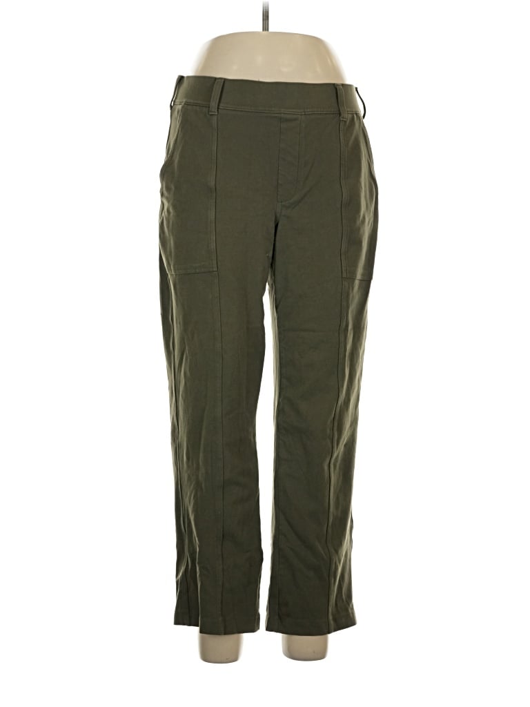 Pre-owned Lands' End Casual Pants In Green