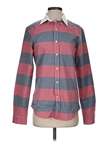 American Eagle Outfitters Long Sleeve Button-Down Shirt (view 1)
