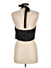 Shein Black Sleeveless Button-Down Shirt Size M - photo 2