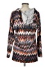 Lularoe Chevron-herringbone Brown Pullover Sweater Size L - photo 2