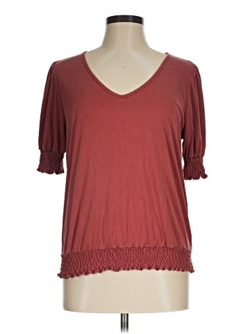 Green Envelope Short Sleeve Top (view 1)