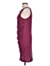 Leith Solid Burgundy Casual Dress Size L - photo 5