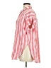 Mustard Seed Stripes Pink Short Sleeve Button-Down Shirt Size M - photo 5
