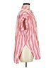 Mustard Seed Stripes Pink Short Sleeve Button-Down Shirt Size M - photo 4