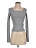 Madewell Gray Long Sleeve Top Size XS - photo 1