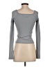 Madewell Gray Long Sleeve Top Size XS - photo 2