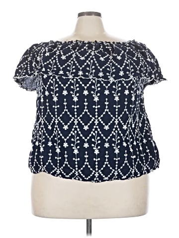 Evans Short Sleeve Blouse (view 1)
