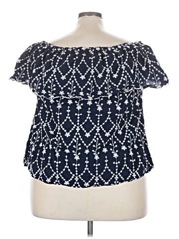 Evans Short Sleeve Blouse (view 2)