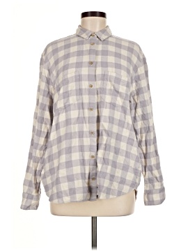 Madewell Flannel Sunday Shirt in Latton Plaid (view 1)