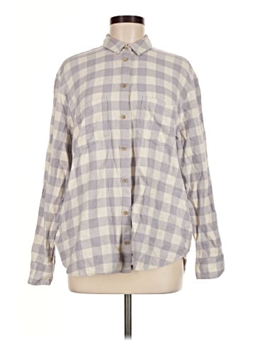 Madewell Flannel Sunday Shirt in Latton Plaid (view 1)